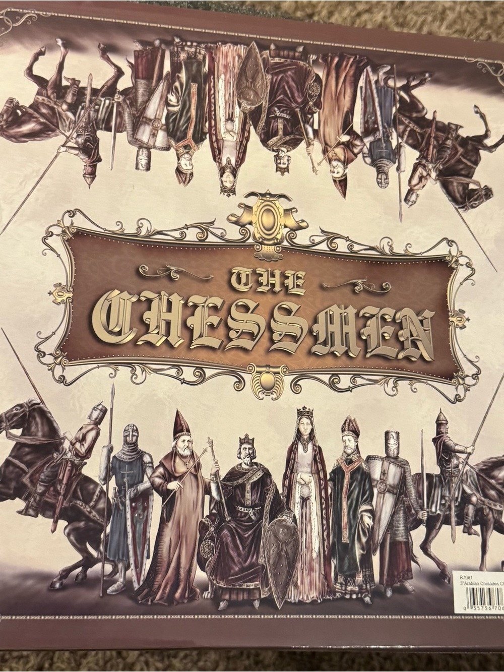 The Chessmen Strategy Hand-Painted Chess Pieces 2003 Never Used